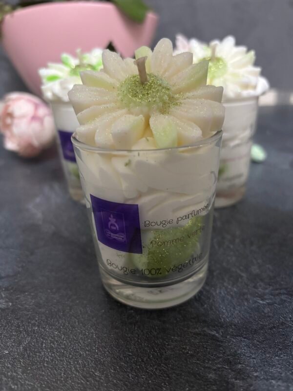 Bougie gourmande «Pomme verte »