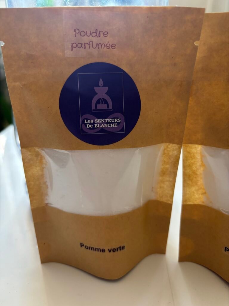 Poudre parfumée «Pomme verte »