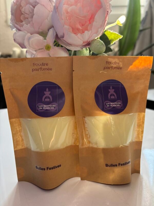 Poudre parfumée «Bulles festives »