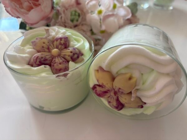 Bougie gourmande «Citronnelle géranium » – Image 2