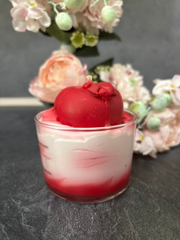 Bougie gourmande "Pomme d'amour" – Image 2