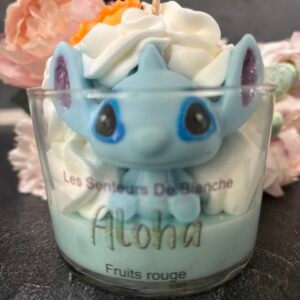 Bougie gourmande stitch « Fruits rouge »