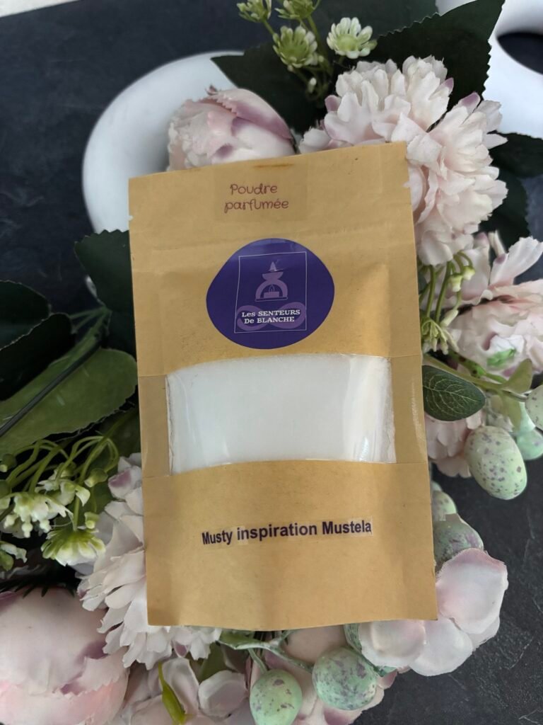 Poudre parfumée « Musty » inspiration « Mustela »