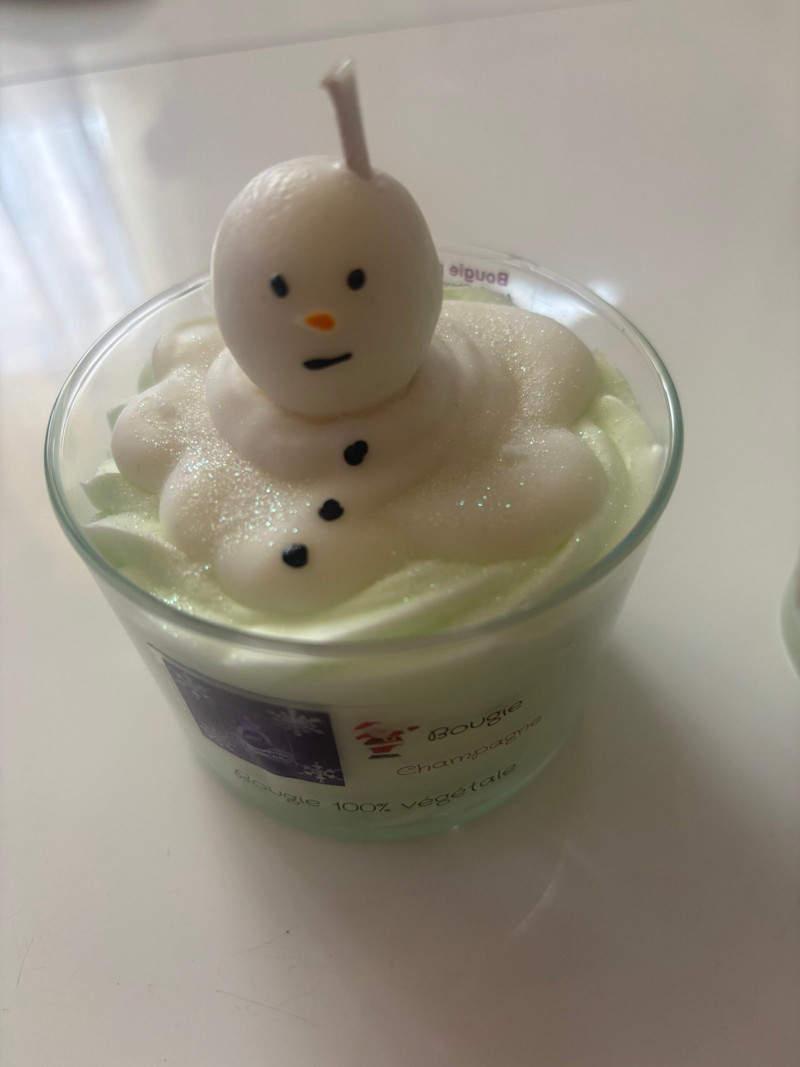 Bougie gourmande senteur « Champagne »