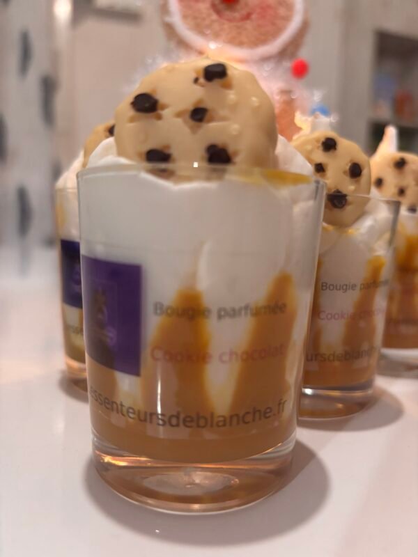 Bougie gourmande senteur «Cookie chocolat » P