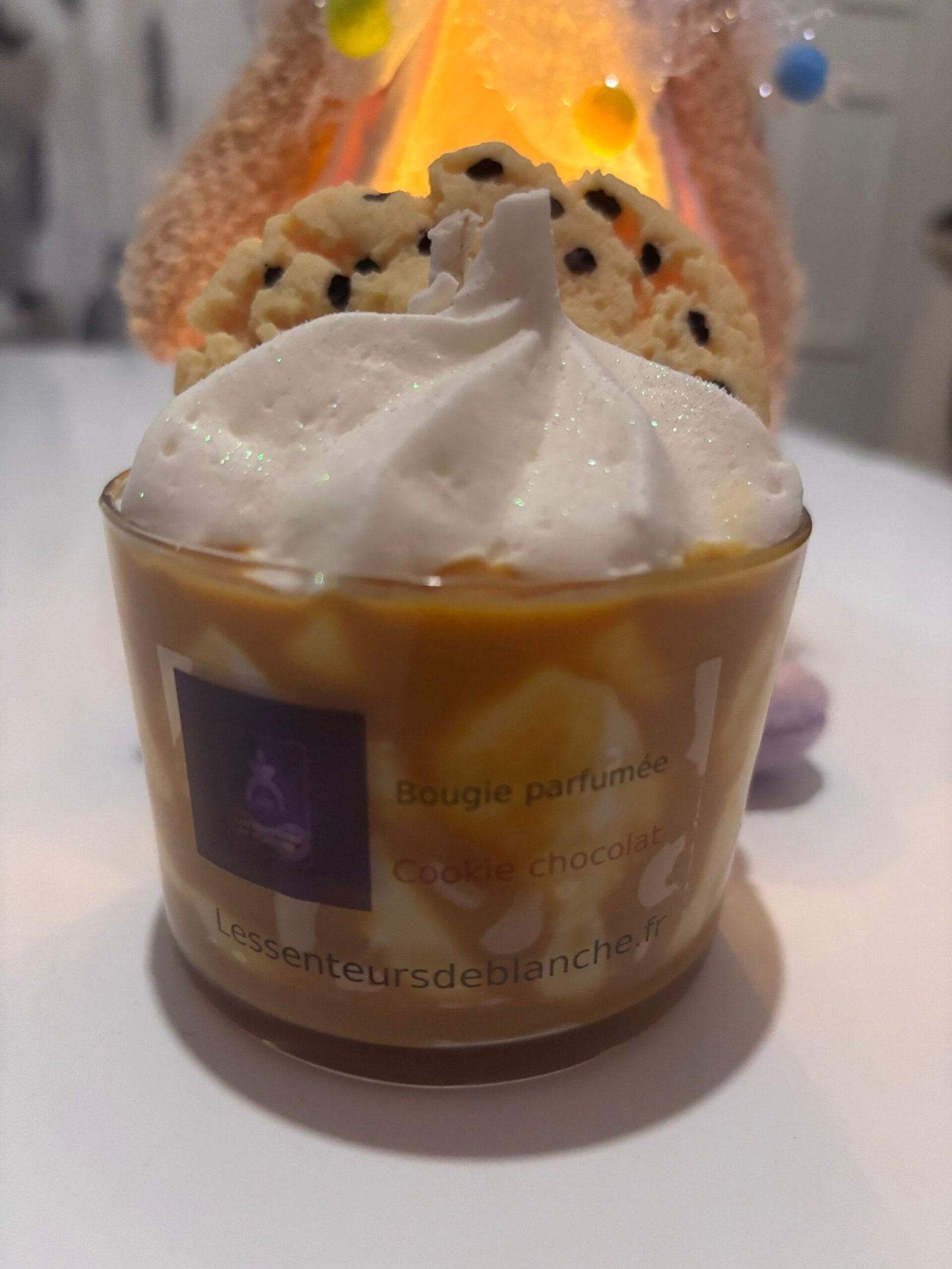 Bougie gourmande senteur «Cookie chocolat » G