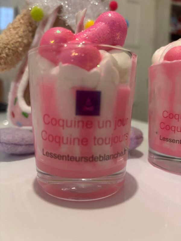 Bougie gourmande coquine senteur «Popcorn » P