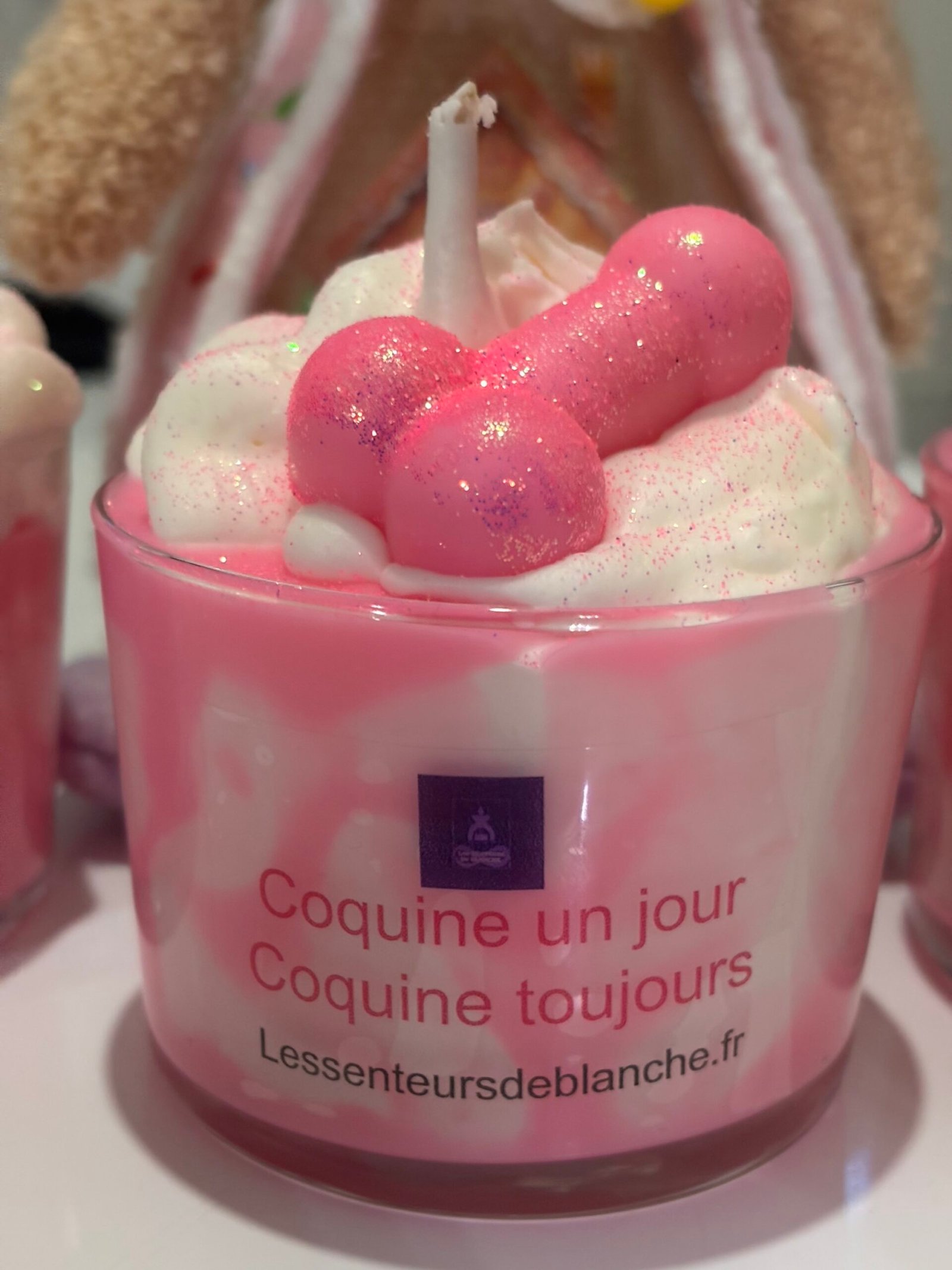 Bougie gourmande coquine senteur «Popcorn » G