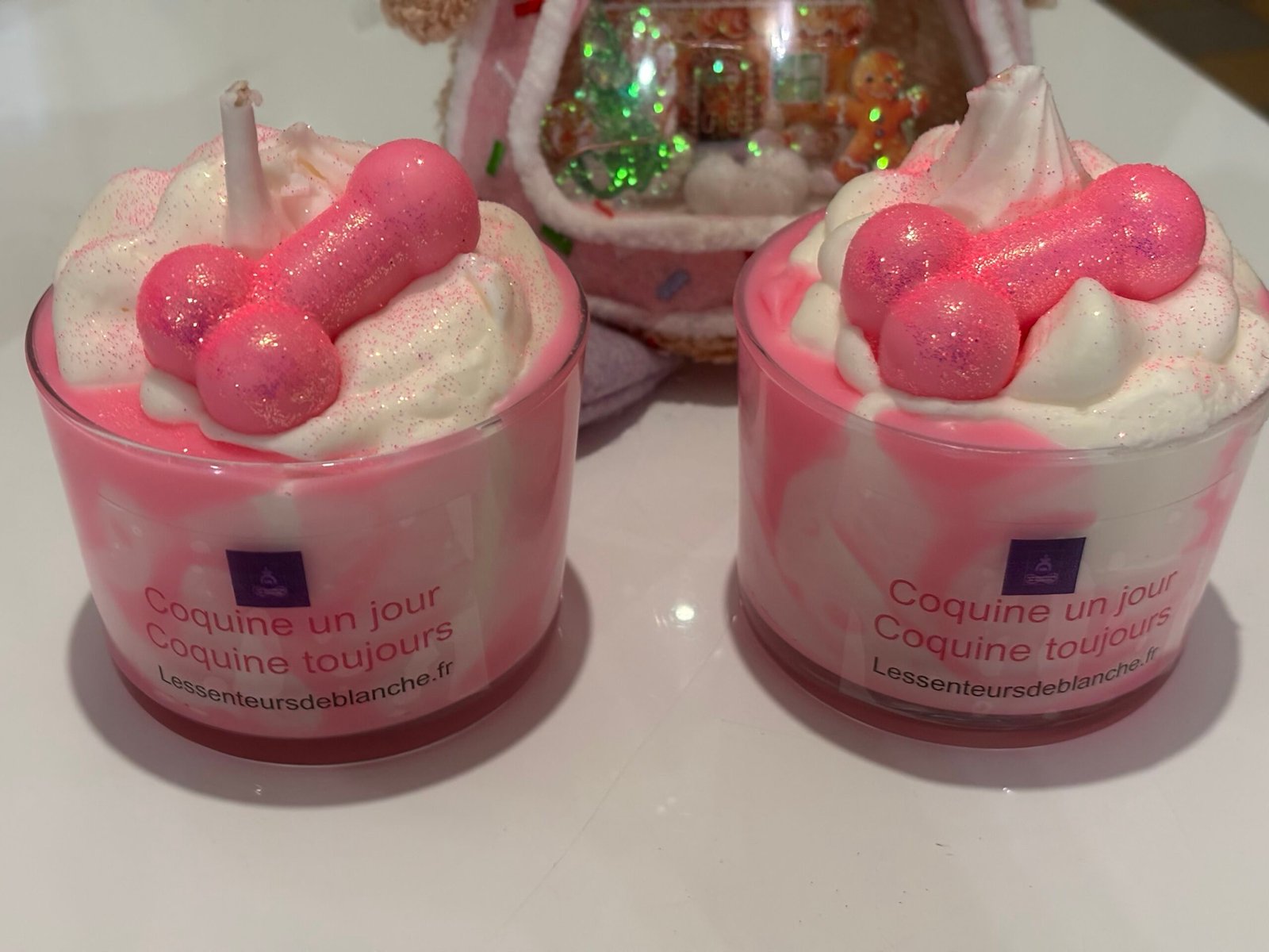 Bougie gourmande coquine senteur «Popcorn » G – Image 2