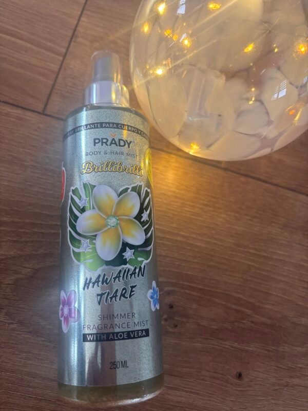 Brume scintillante corps et cheveux hawaï tiare