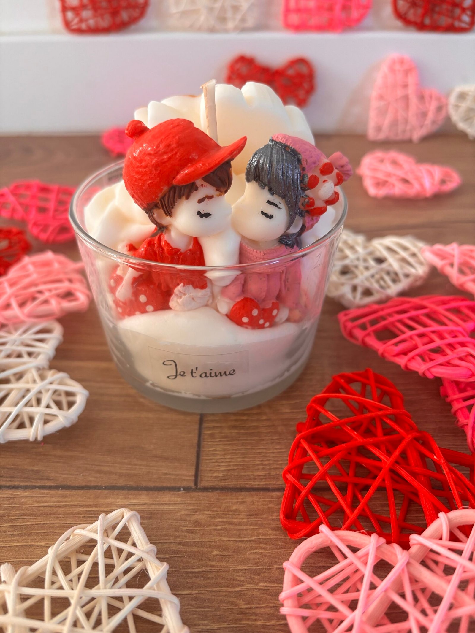 Bougie st Valentin senteur 212 inspiration «La vie est belle » – Image 4