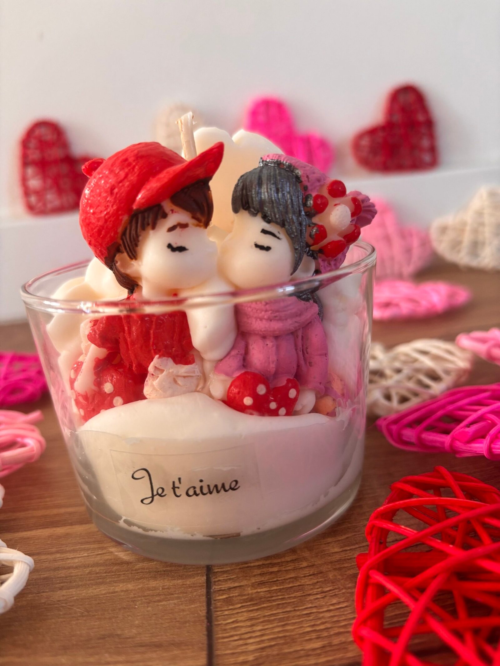 Bougie st Valentin senteur 212 inspiration «La vie est belle » – Image 2