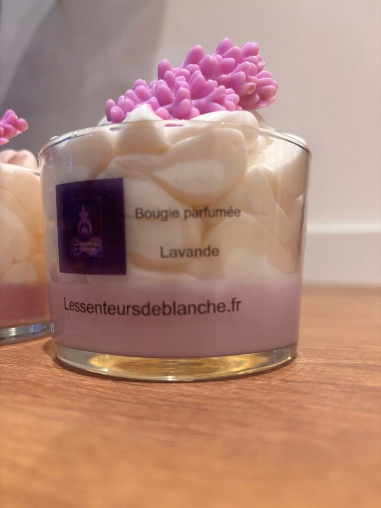 Bougie parfumée senteur « Lavande »