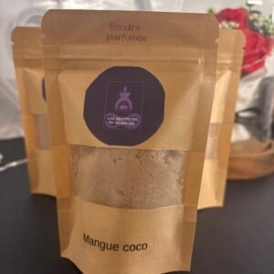 Poudre parfumée senteur «Mangue coco »