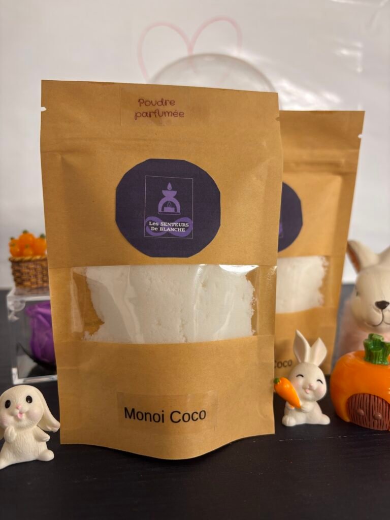 Poudre parfumée senteur «Monoi coco »
