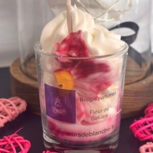Bougie gourmande senteur «Fleur de Sakura » P