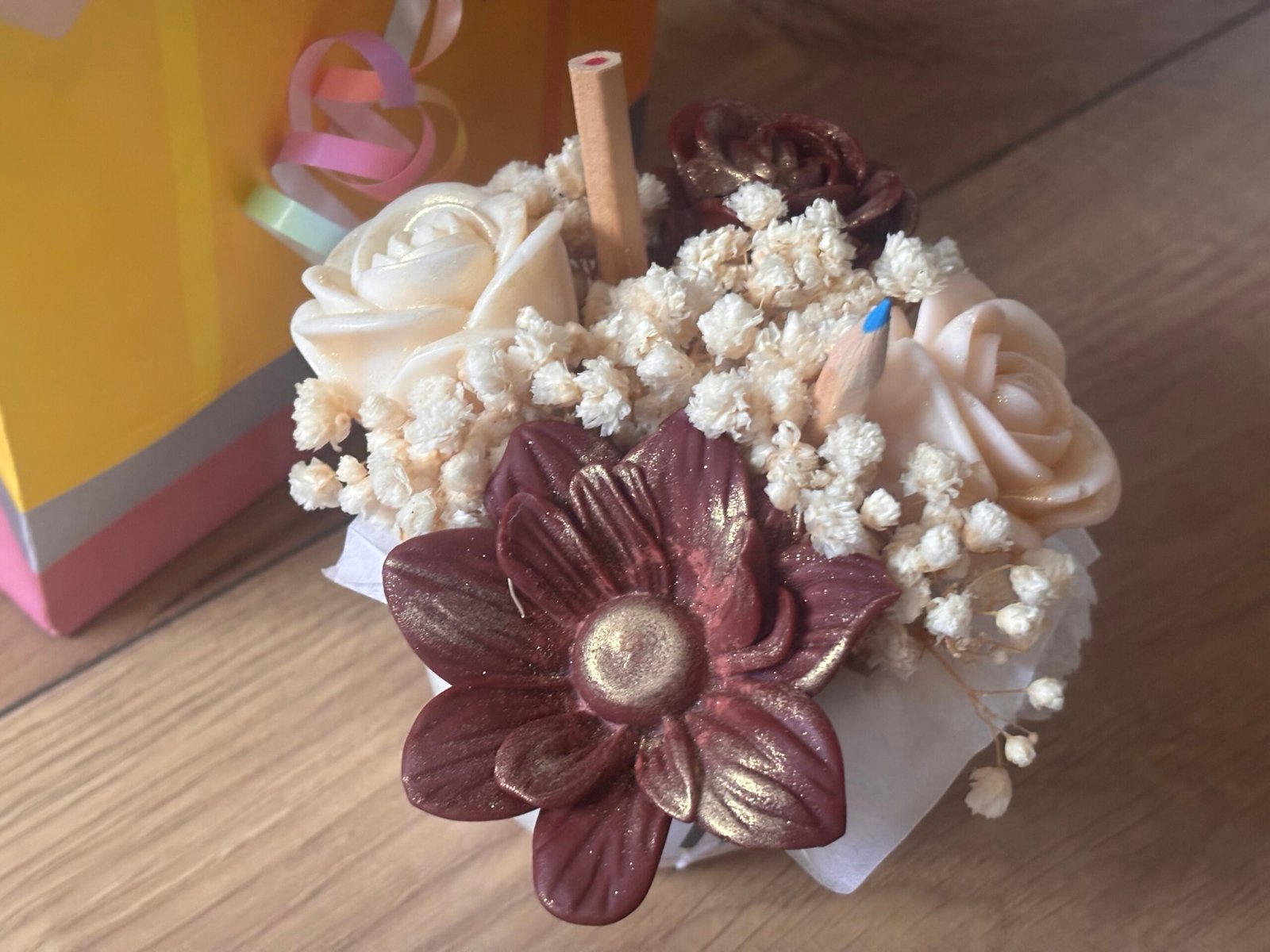 Bouquet fondant parfumés MERCI pour cette année – Image 3